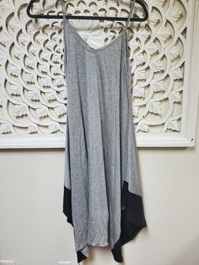 Canari Heather Gray And Black Tank Dress Long Tank NWOT 3XL